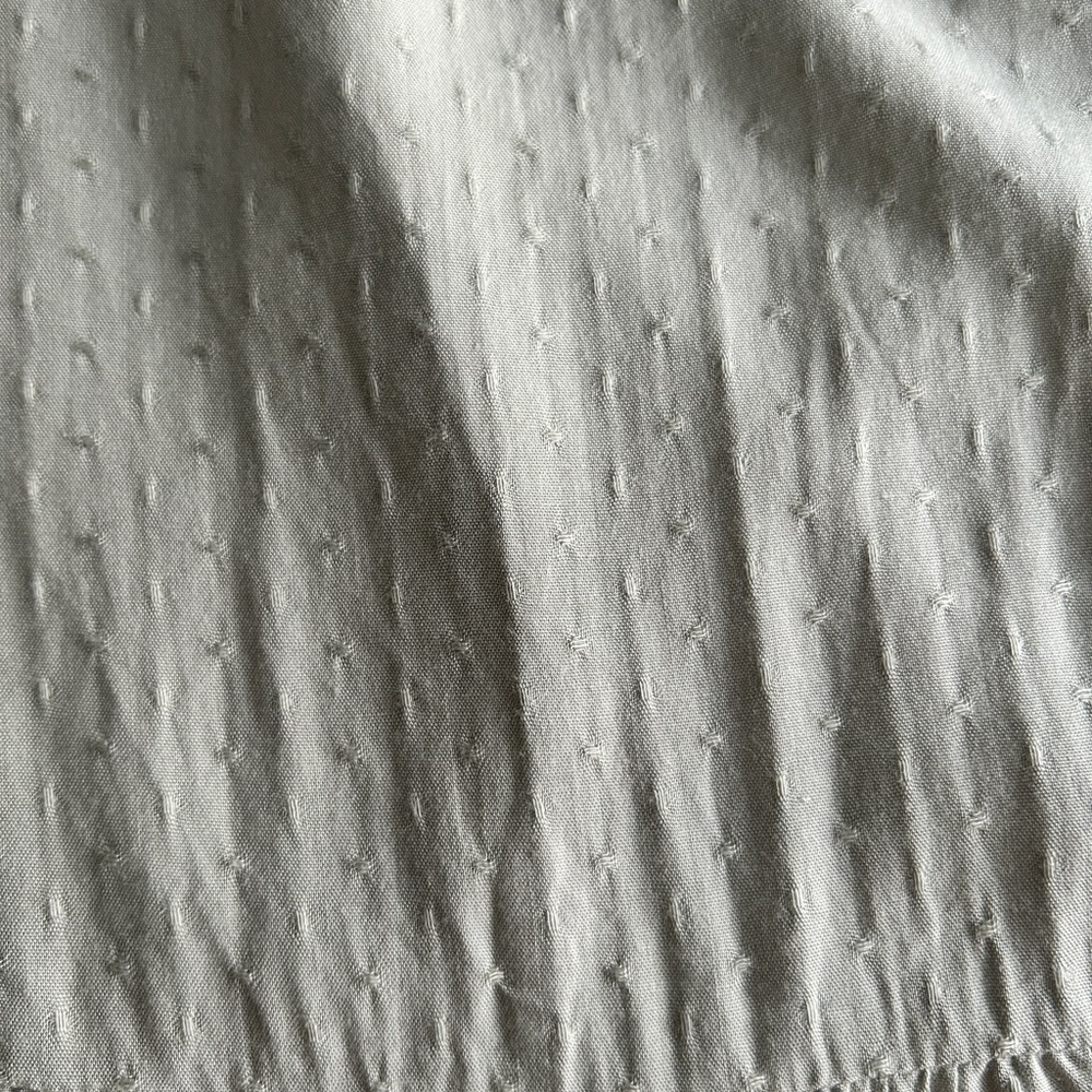Light Gray Ruffle Sleeve Dress - Picture 7 of 7